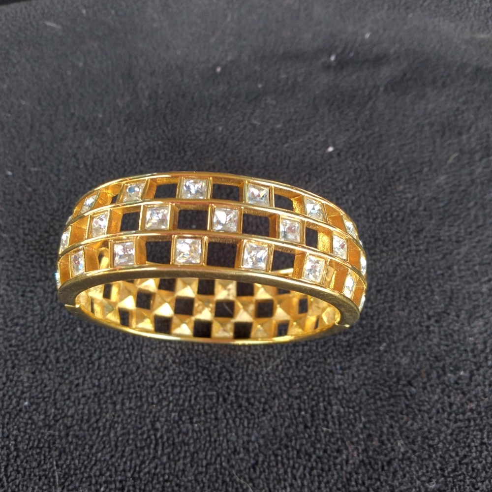 Goldtone cuff bracelet